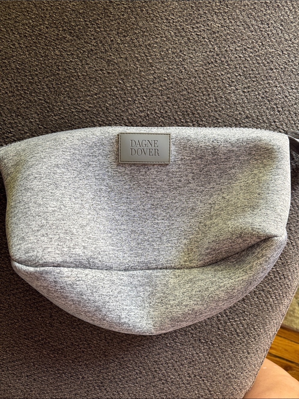 Dagne Dover Light Gray cosmetic travel Case Pouch